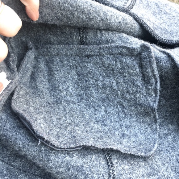 Venario Boiled wool blazer Gray - Picture 6 of 11